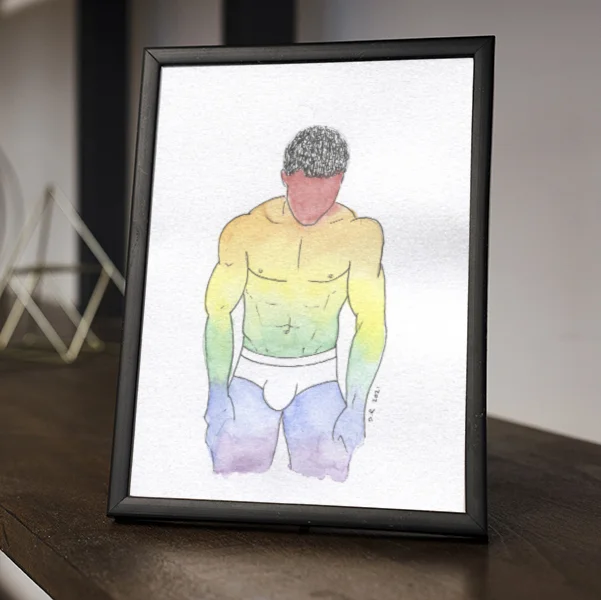 Watercolour Man - Image 2