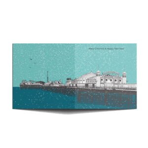 Brighton Palace Pier Christmas Card